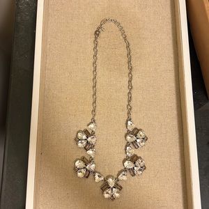 Stella and Dot silver and brown tone Jules